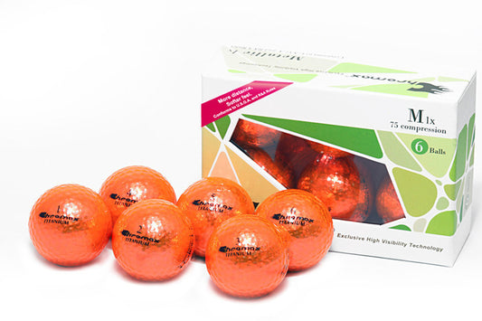 Orange Golf Balls - Chromax M1x Half Dozen