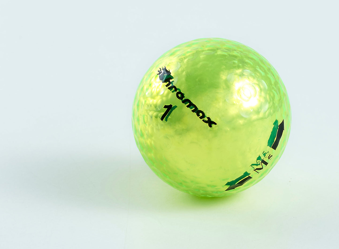 Chromax® Colored Green Neon Golf Balls - Metallic M5 6 Ball Pack